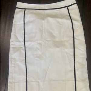White House Black Market Pencil Skirt with Black Trim